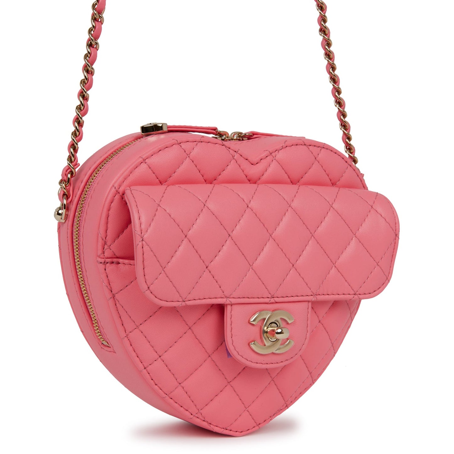 Chanel Luxury Lambskin Gold Handbag