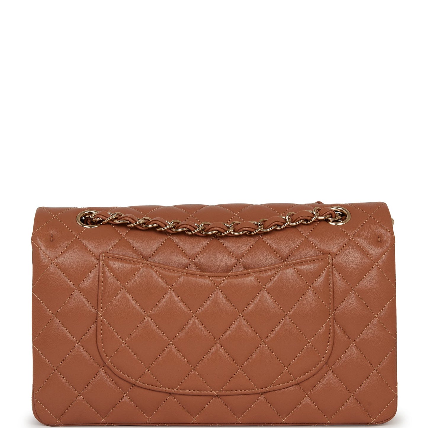 Chanel Pst Lambskin Brown Tote Bag Lambskin