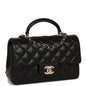 Chanel Mini Flap Lambskin Black Shoulder Bag Lambskin