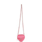 Chanel Cc In Love Heart Necklace Bag Pink Lambskin Light Gold Hardware