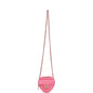 Chanel Cc In Love Heart Clutch With Chain Pink Lambskin Light Gold Hardware