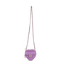 Chanel Cc In Love Heart Clutch With Chain Purple Lambskin Light Gold Hardware