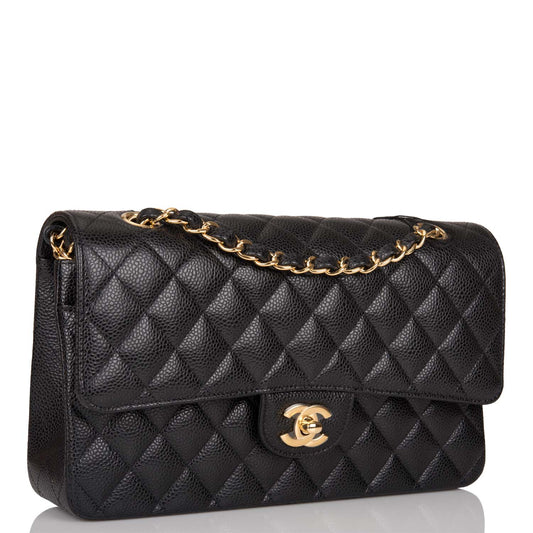Chanel Pst Caviar Black Tote Bag Style 23