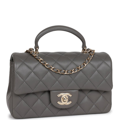 Chanel Mini Flap Lambskin Gold Shoulder Bag Style 2