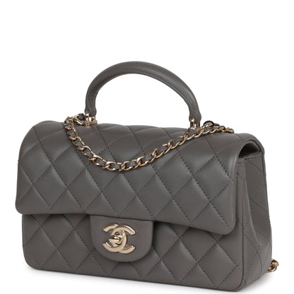 Chanel Mini Flap Lambskin Gold Shoulder Bag Style 2