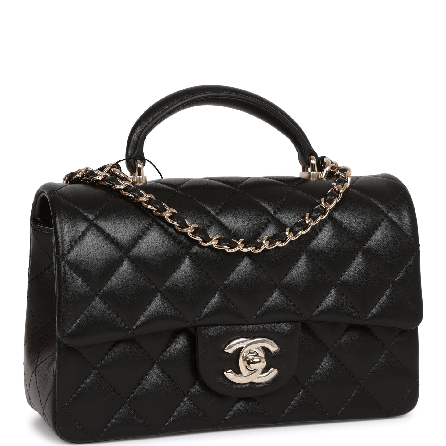 Chanel Mini Flap Lambskin Black Shoulder Bag
