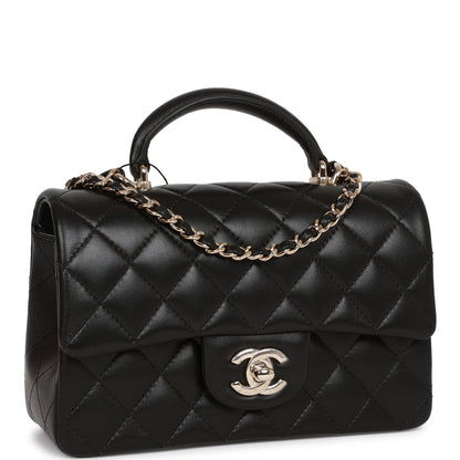 Chanel Mini Flap Lambskin Black Shoulder Bag