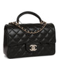 Chanel Mini Flap Lambskin Black Shoulder Bag