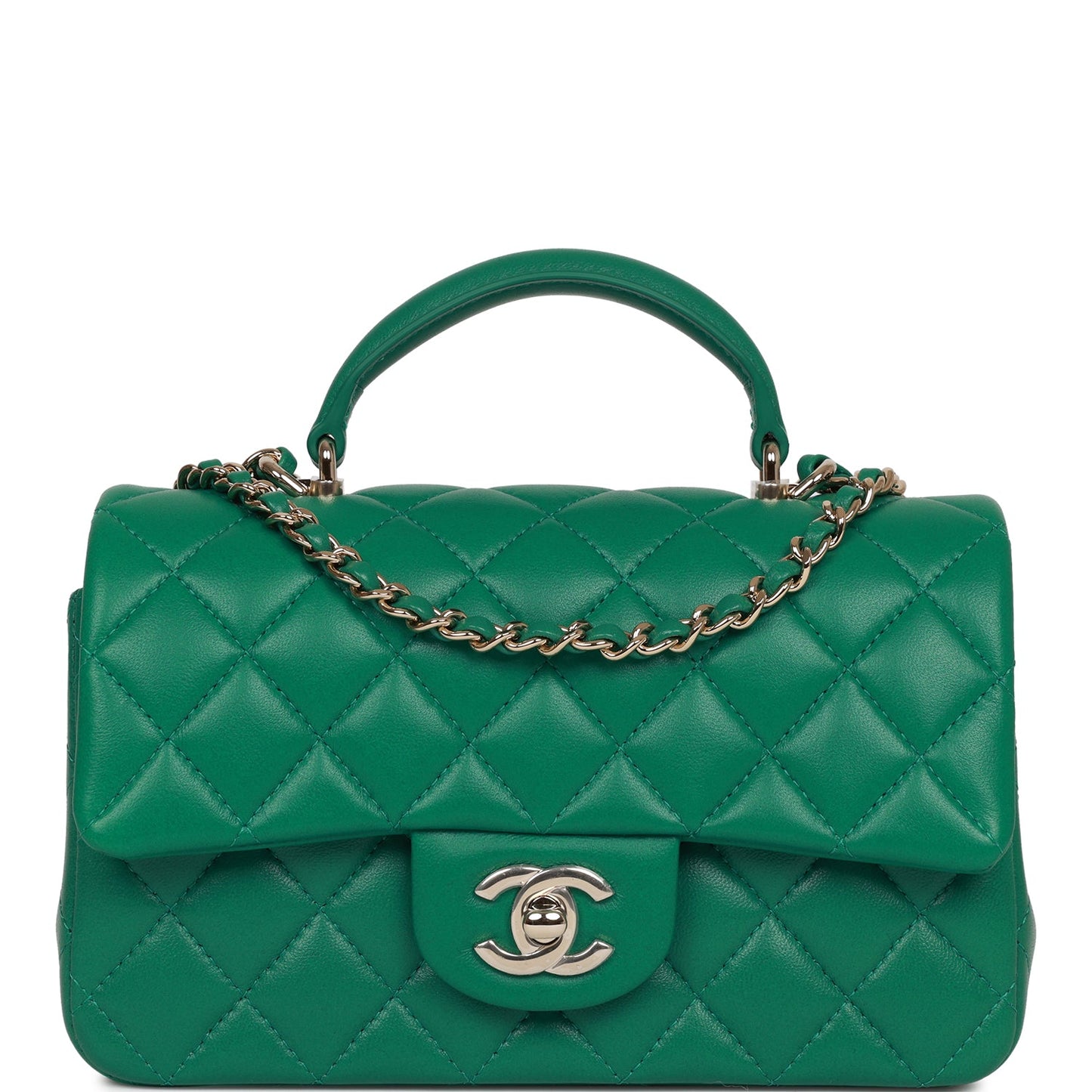 Chanel Lambskin Gold Shoulder Bag Style 4