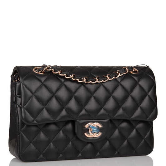 Chanel Pst Lambskin Black Tote Bag Style 3
