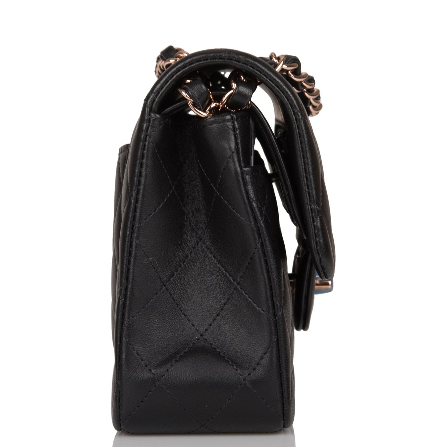 Chanel Pst Lambskin Black Tote Bag Style 3