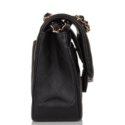 Chanel Pst Lambskin Black Tote Bag Style 3