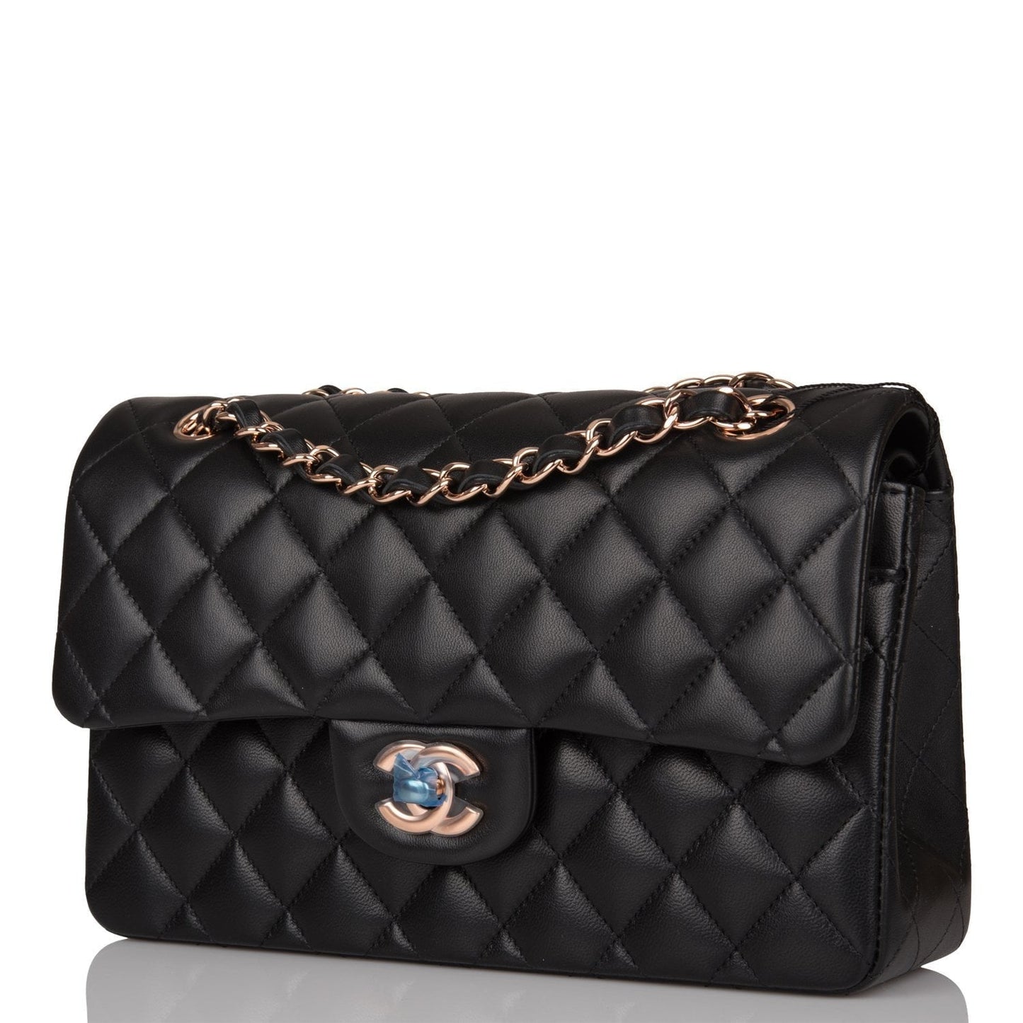 Chanel Pst Lambskin Black Tote Bag Style 3