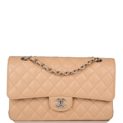 Chanel Pst Caviar Silver Tote Bag Caviar