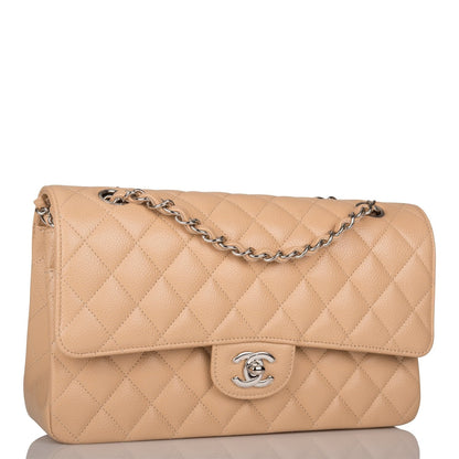 Chanel Pst Caviar Silver Tote Bag Caviar