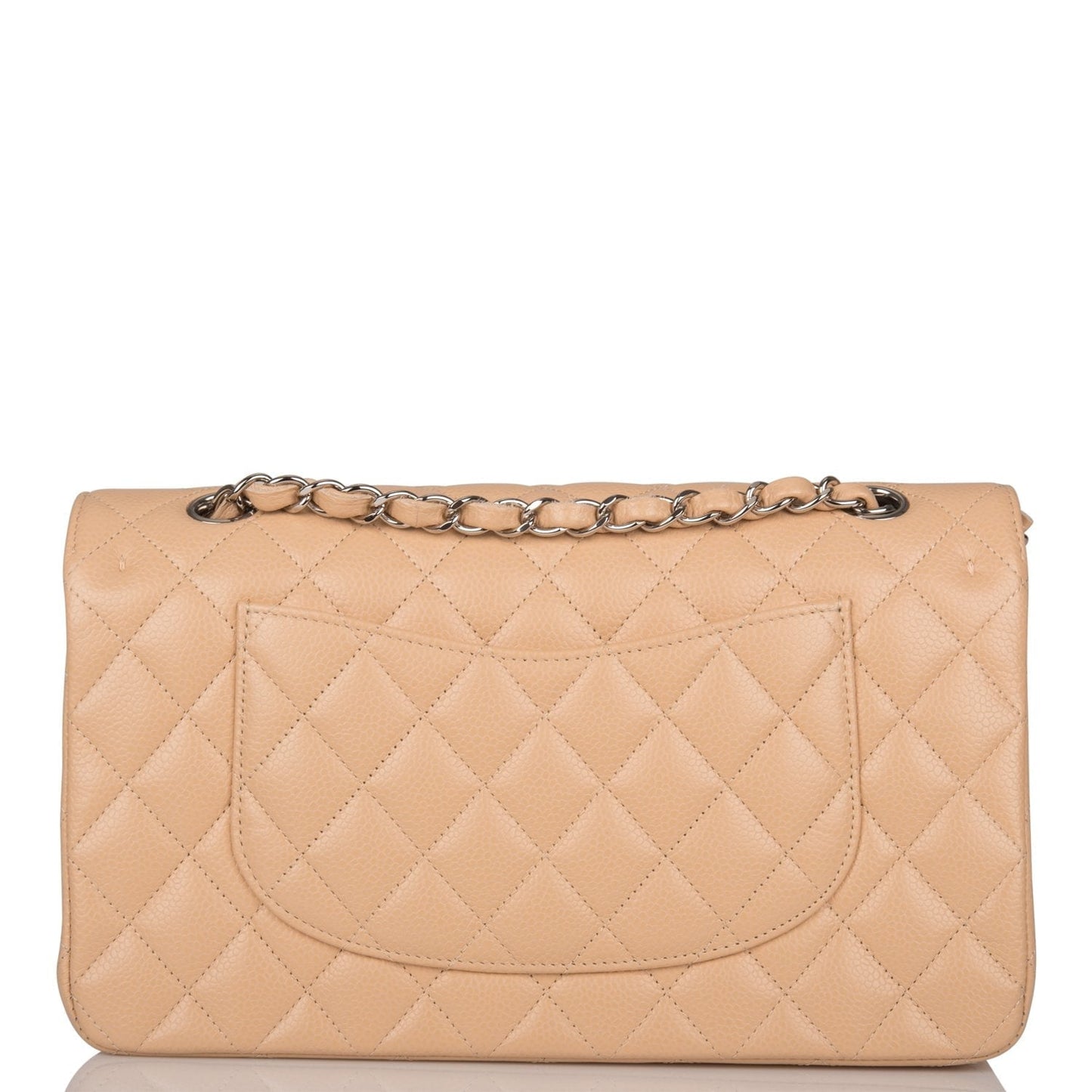 Chanel Pst Caviar Silver Tote Bag Caviar