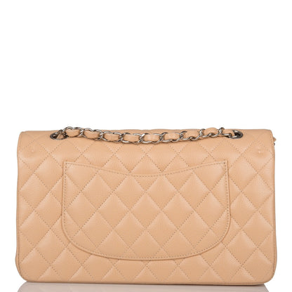 Chanel Pst Caviar Silver Tote Bag Caviar