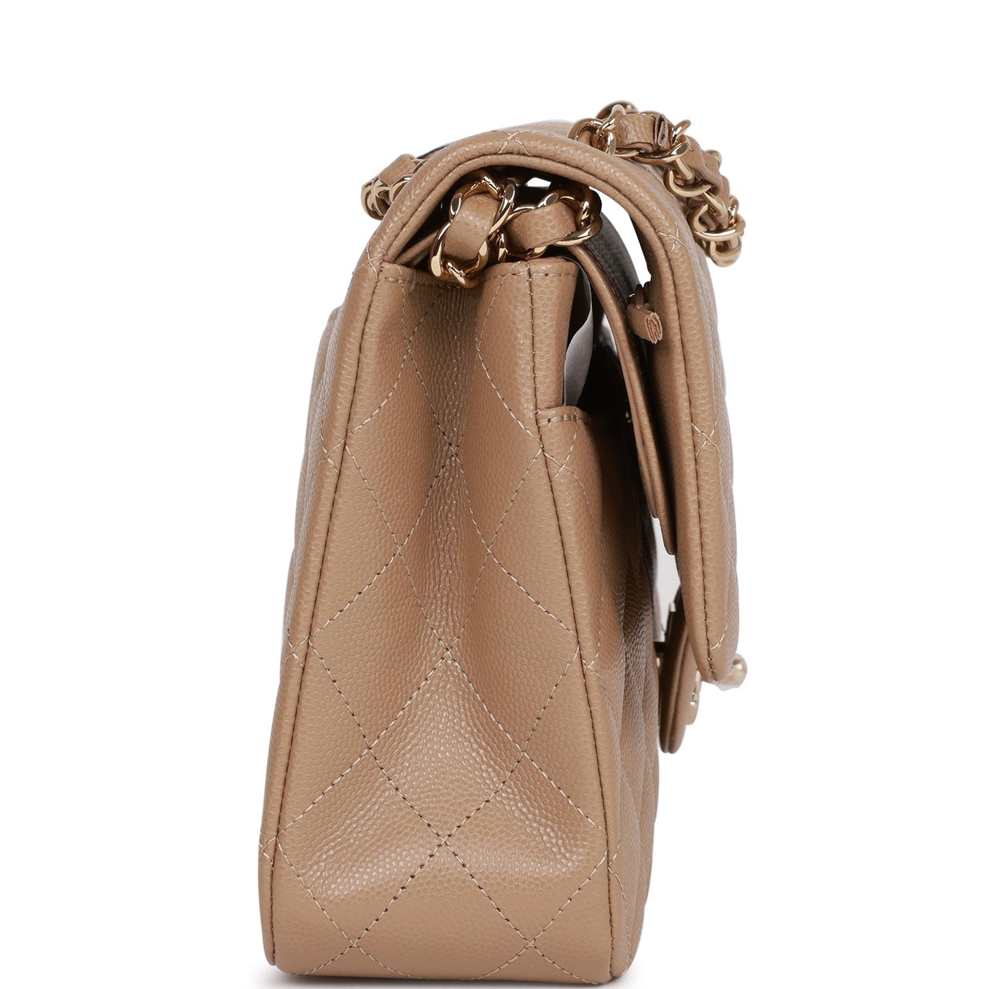 Chanel Pst Caviar Brown Tote Bag