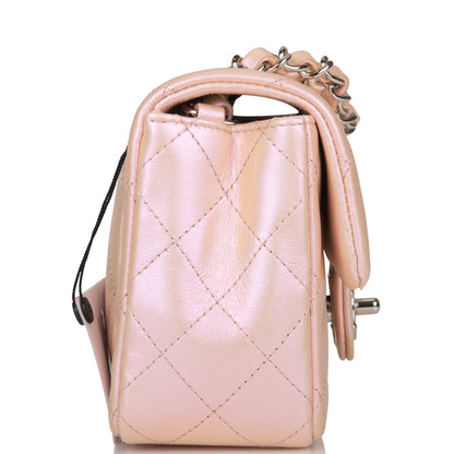 Chanel Lambskin Silver Shoulder Bag Style 3