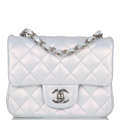Chanel Lambskin Silver Shoulder Bag Style 2