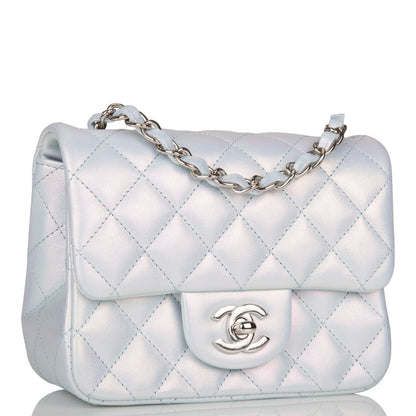 Chanel Lambskin Silver Shoulder Bag Style 2