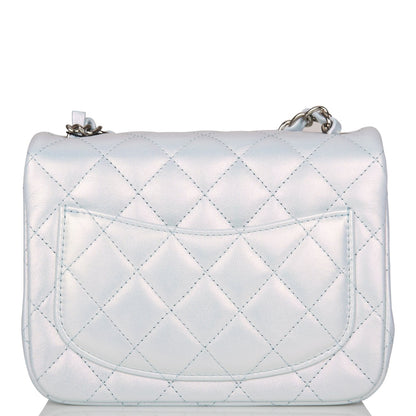 Chanel Lambskin Silver Shoulder Bag Style 2