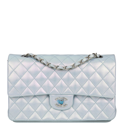 Chanel Pst Lambskin Silver Tote Bag Lambskin