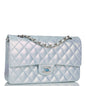 Chanel Pst Lambskin Silver Tote Bag Lambskin