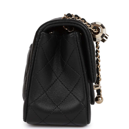 Chanel Lambskin Black Shoulder Bag Style 6