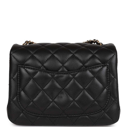 Chanel Lambskin Black Shoulder Bag Style 6