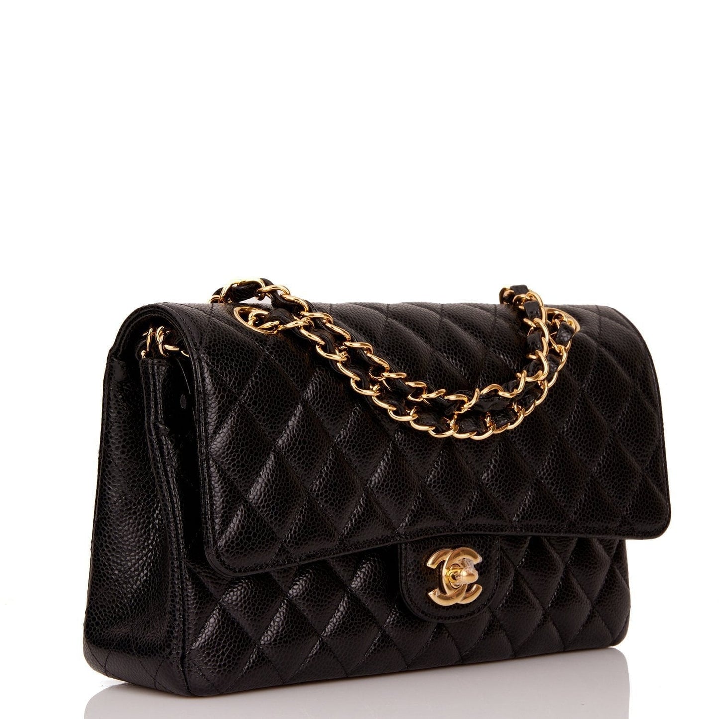Chanel Pst Caviar Black Tote Bag Style 19