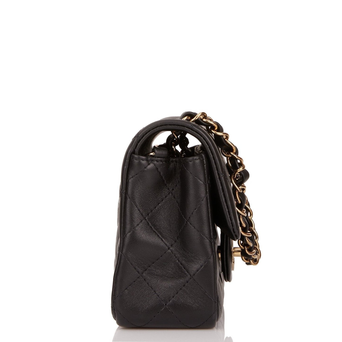 Chanel Lambskin Black Shoulder Bag Style 13