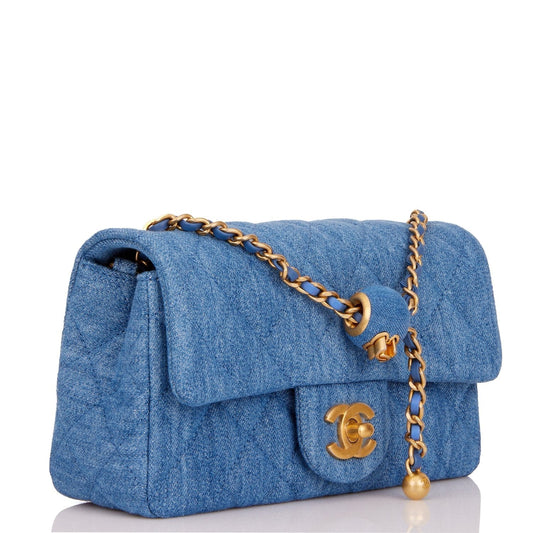Chanel Luxury Leather Gold Shoulder Bag Gold