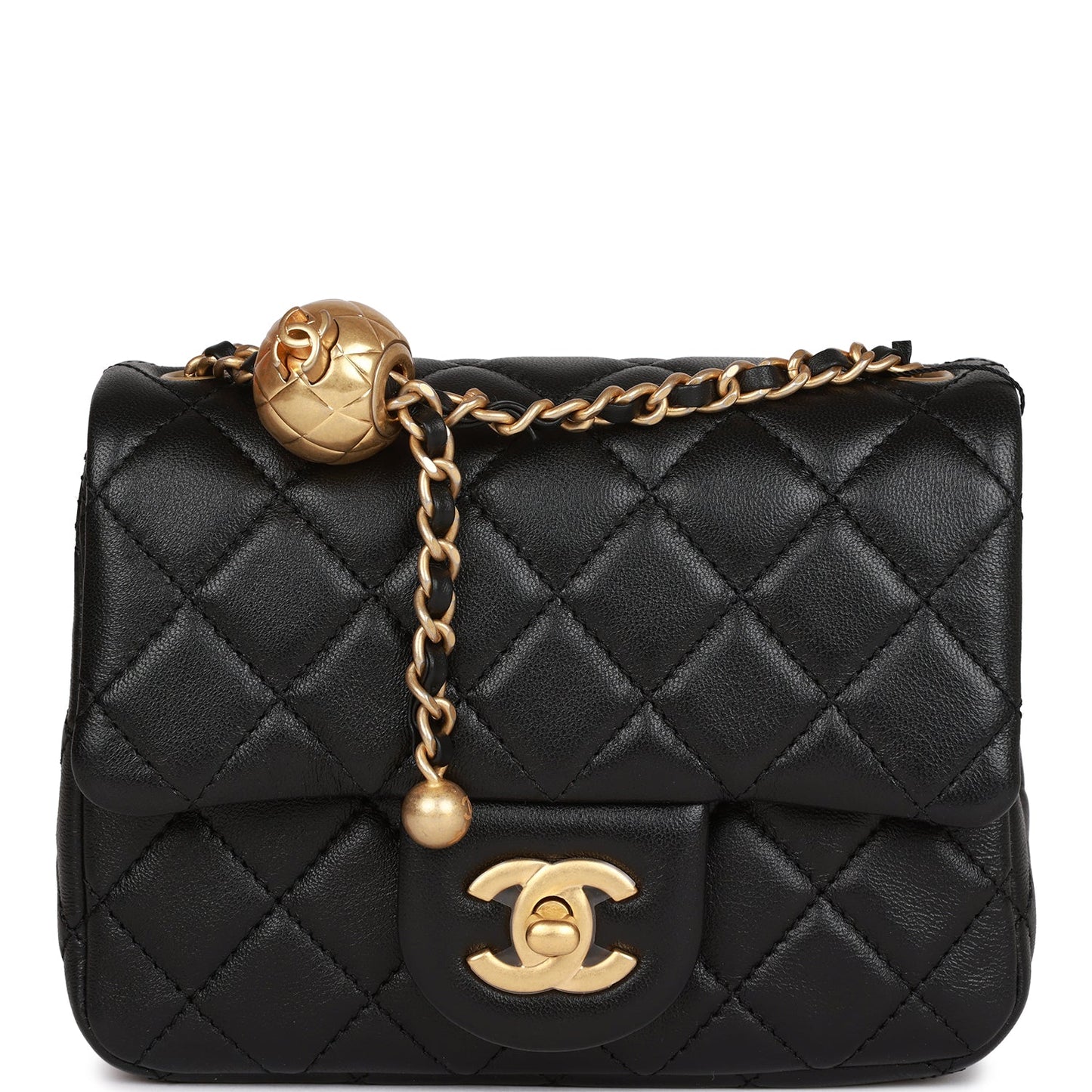 Chanel Lambskin Black Shoulder Bag Style 4