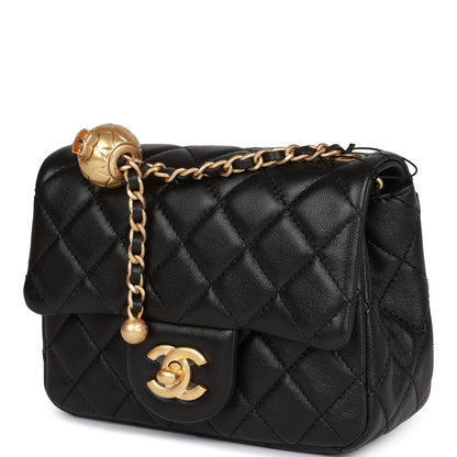 Chanel Lambskin Black Shoulder Bag Style 4