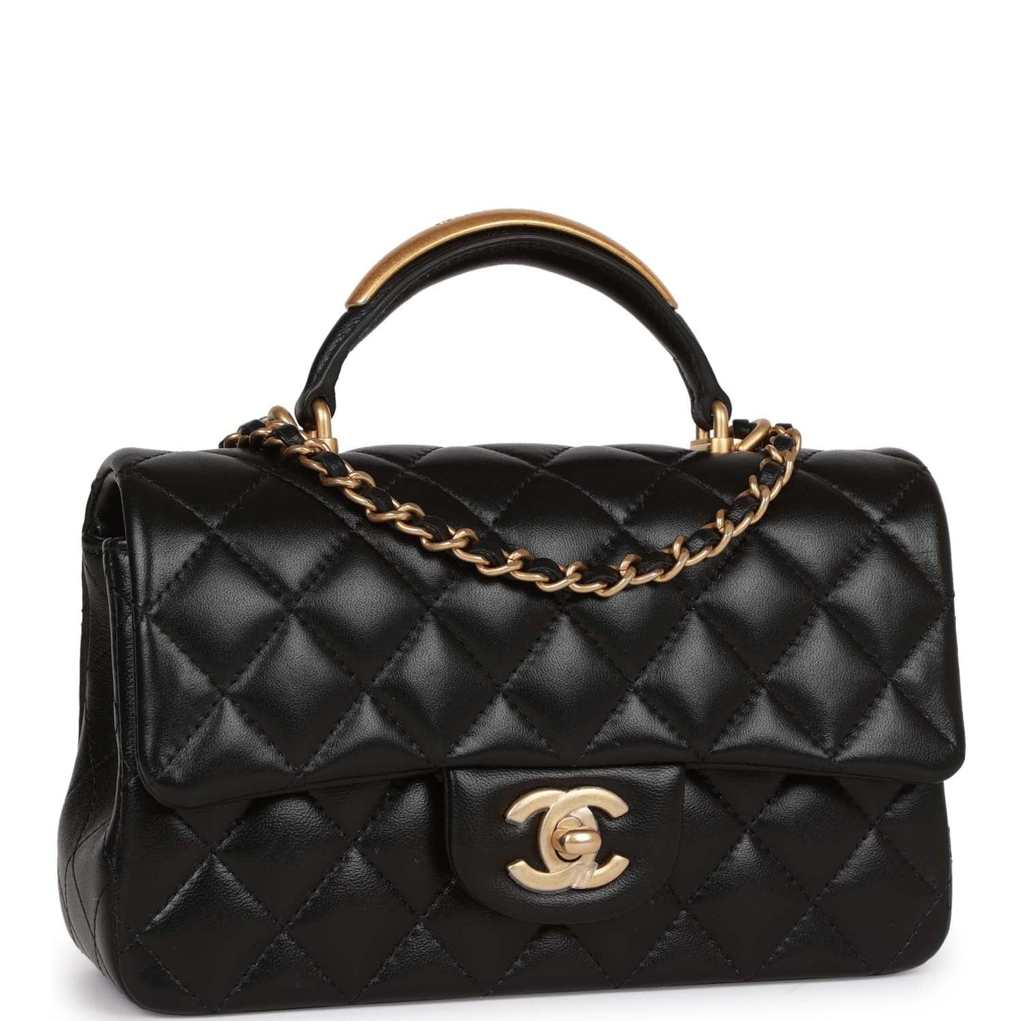 Chanel Lambskin Black Shoulder Bag Style 2