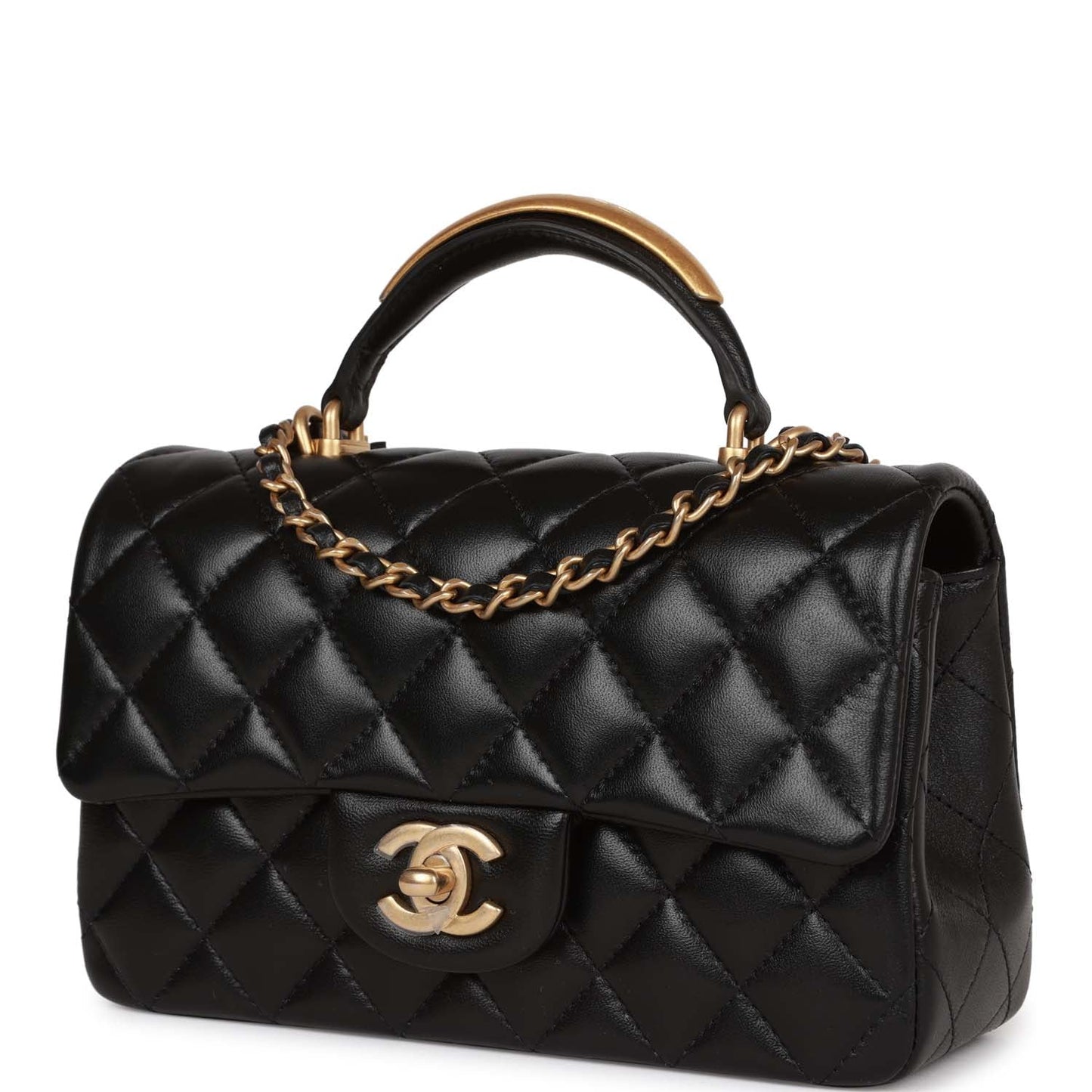Chanel Lambskin Black Shoulder Bag Style 2