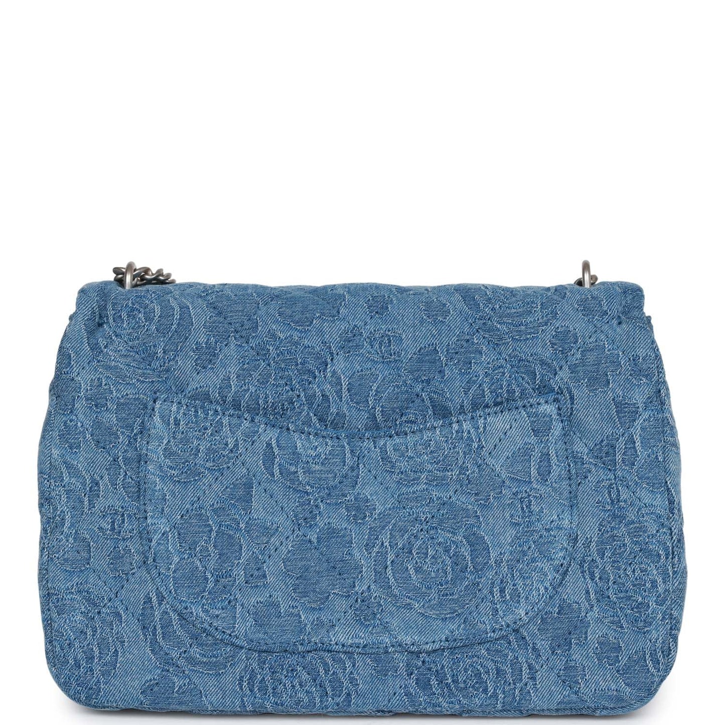 Chanel Caviar Silver Shoulder Bag Caviar