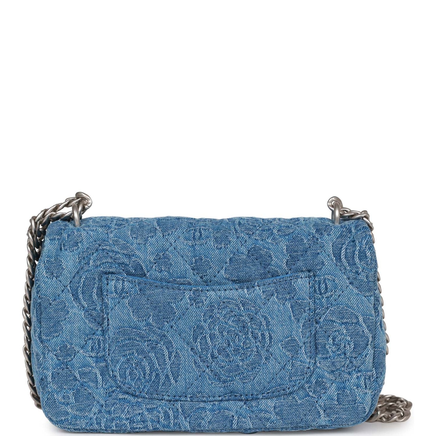 Chanel Caviar Silver Shoulder Bag