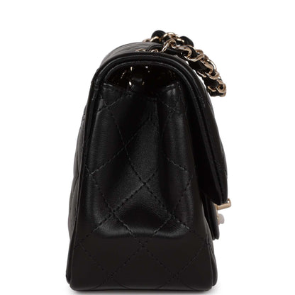 Chanel Lambskin Black Shoulder Bag Lambskin