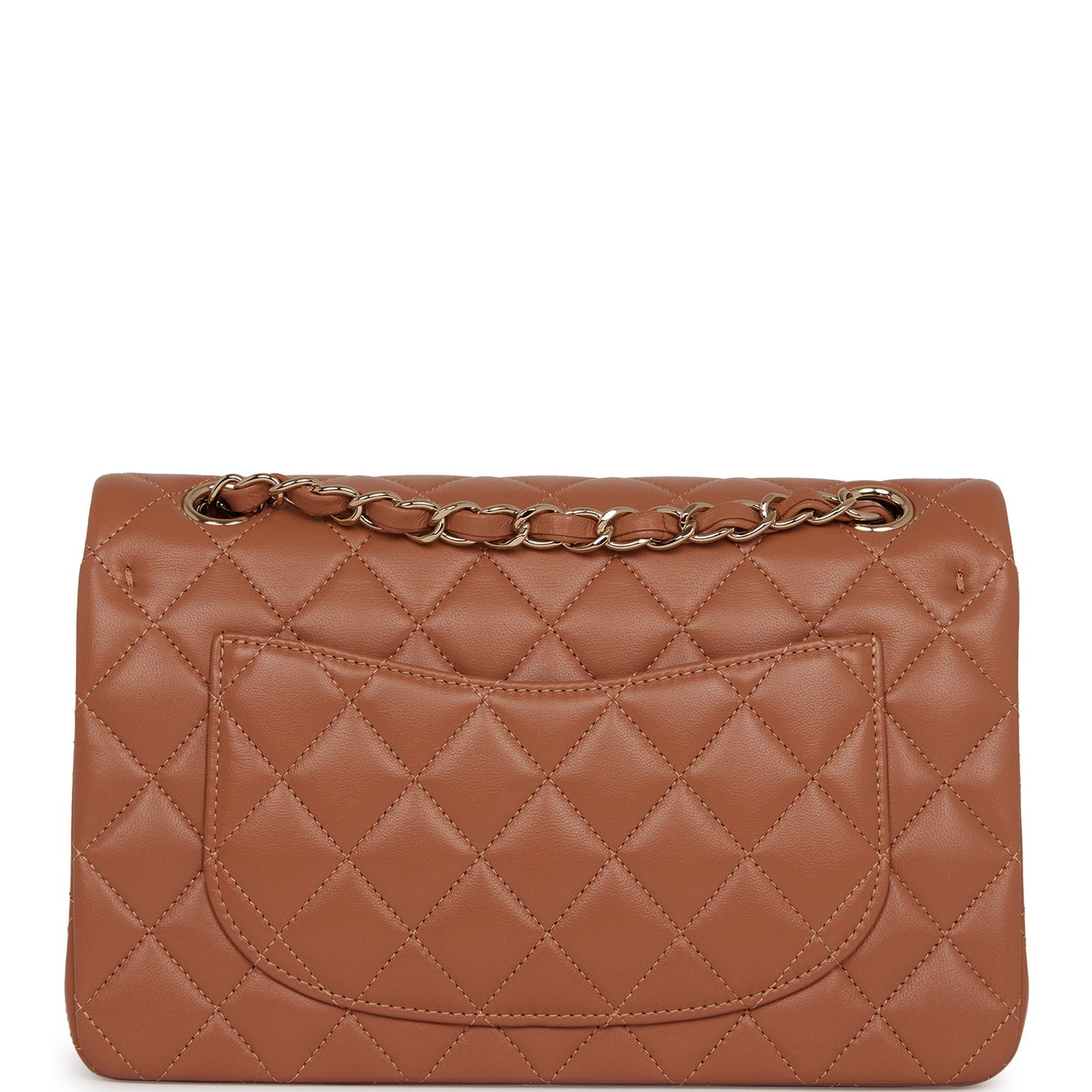 Chanel Pst Lambskin Brown Tote Bag