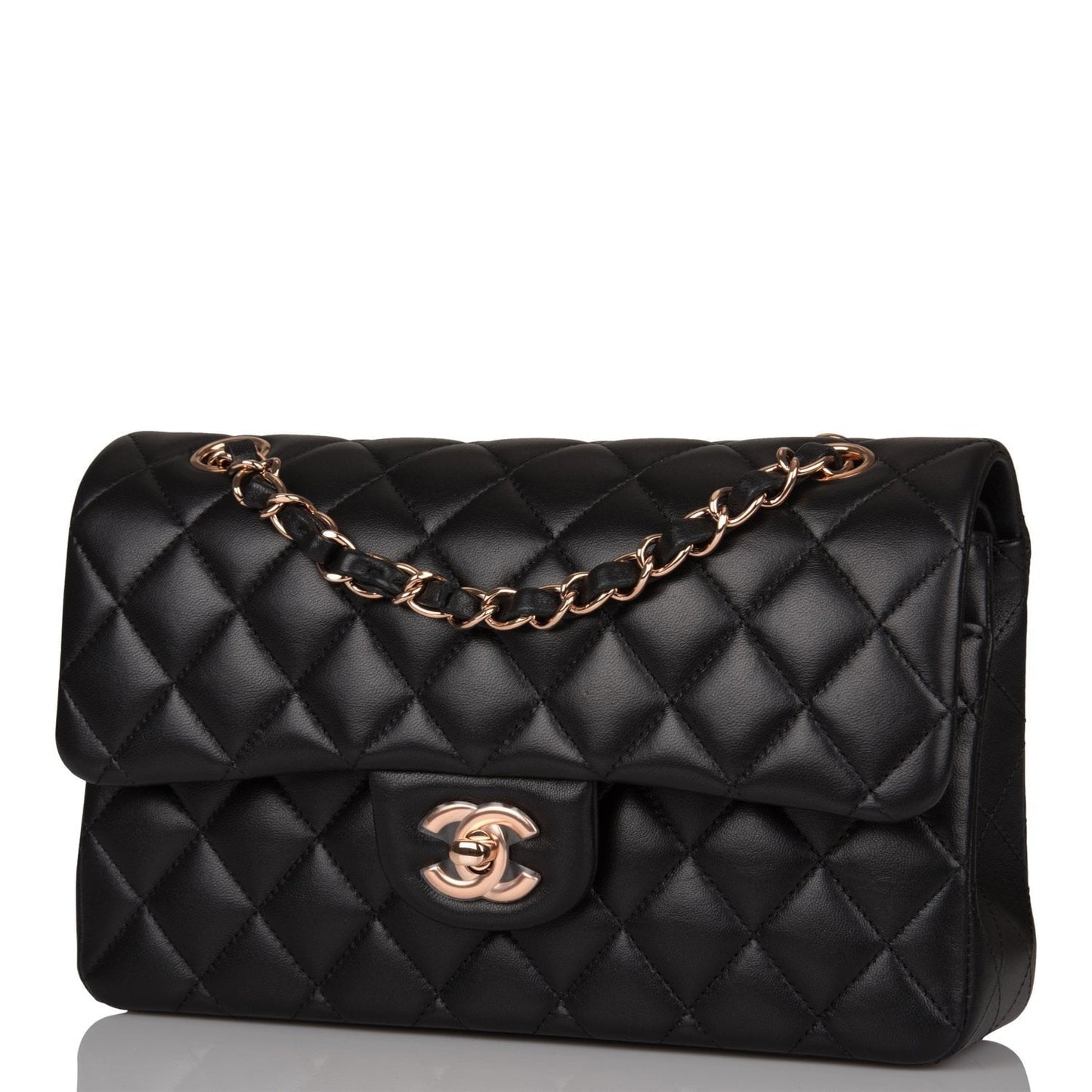 Chanel Pst Lambskin Black Tote Bag Style 2