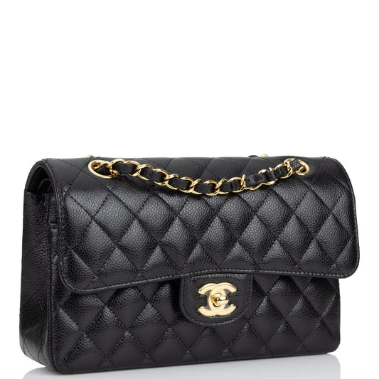 Chanel Pst Caviar Black Tote Bag Style 17