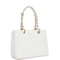 Chanel Grand Shopping Tote Gst Bag White Caviar Gold Hardware