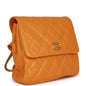 Chanel Flap Backpack Orange Caviar Gold Hardware
