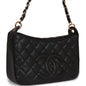 Chanel Timeless Cc Shoulder Bag Black Caviar Gold Hardware