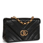 Chanel Faux Pearl Coco Bijou Mini Flap Bag Black Lambskin Gold Hardware