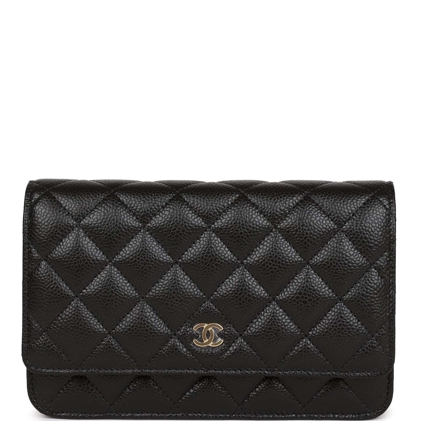 Chanel Wallet On Chain Caviar Black Crossbody
