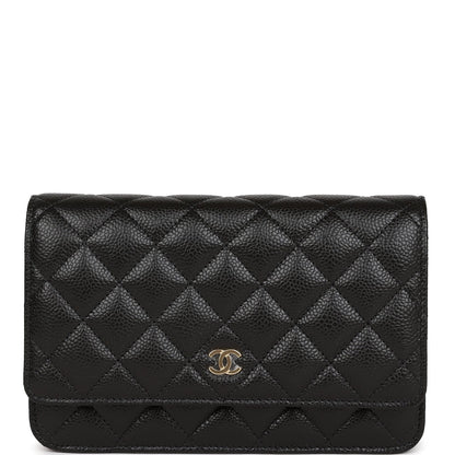 Chanel Wallet On Chain Caviar Black Crossbody
