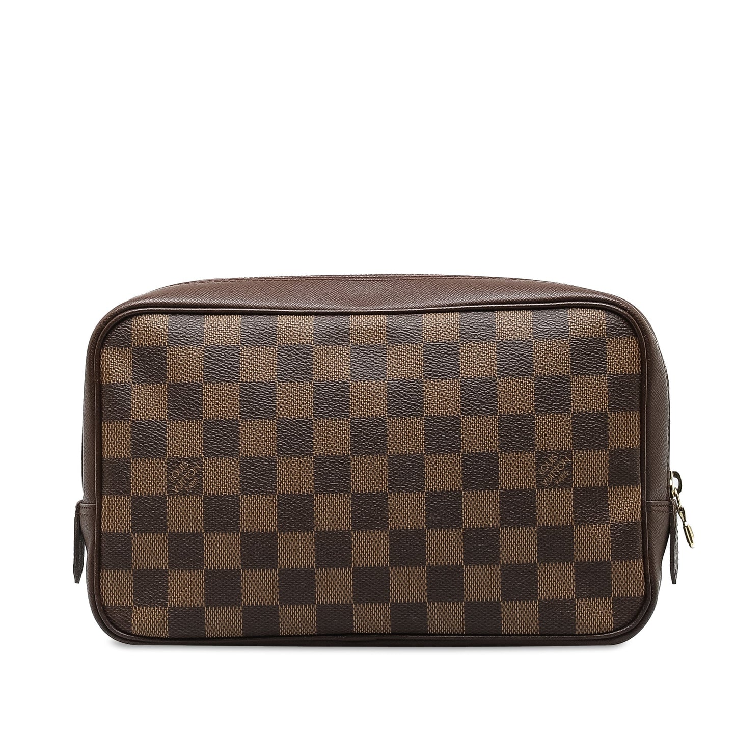 Brown Louis Vuitton Damier Ebene Trousse Toilette 25 Pouch